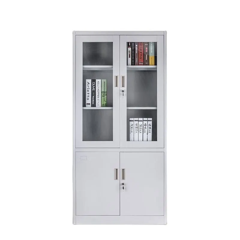 Rolling Multi-Tier Storage Cabinet with Transparent